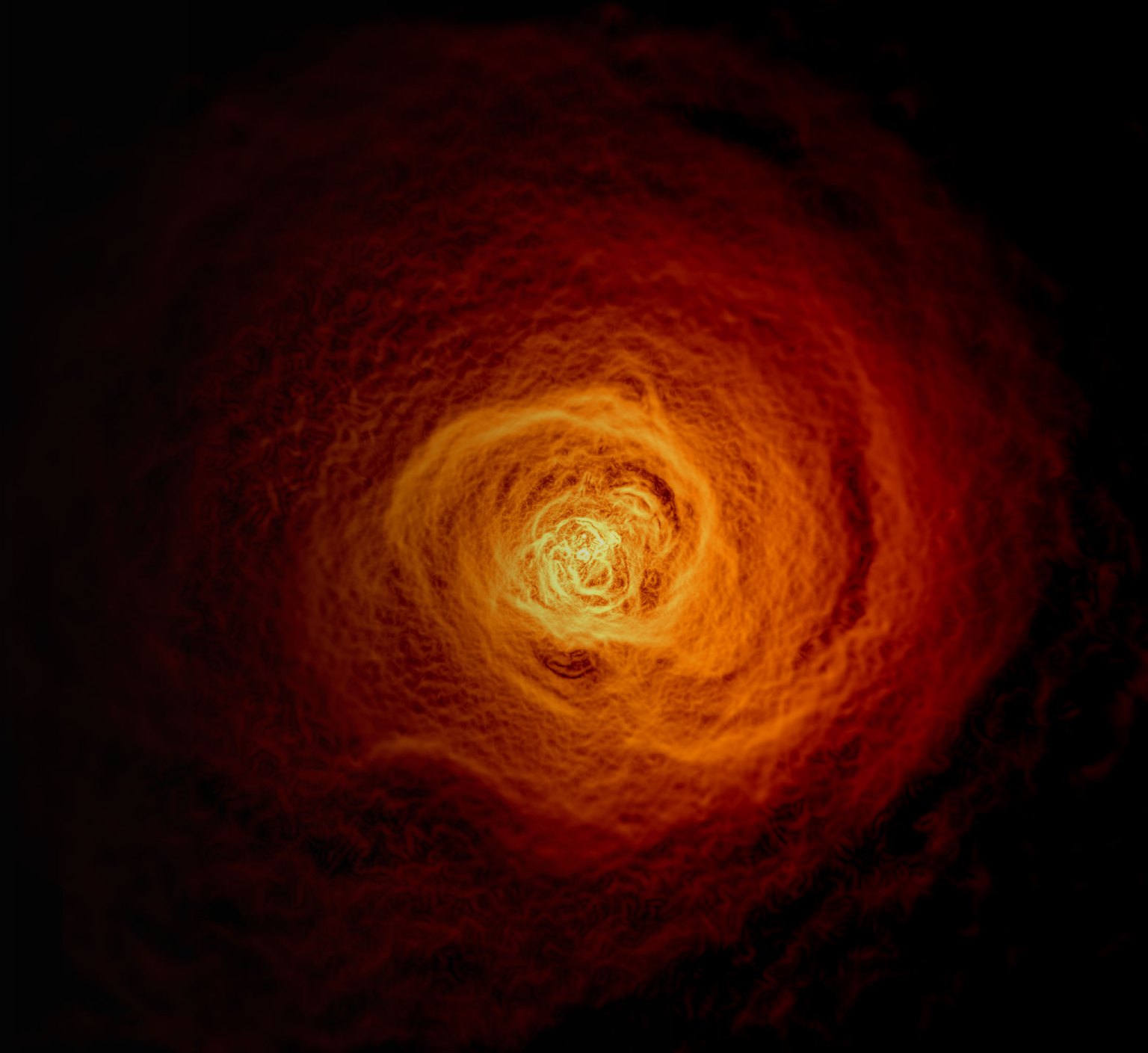 Gigantic wave in the Perseus Galaxy Cluster